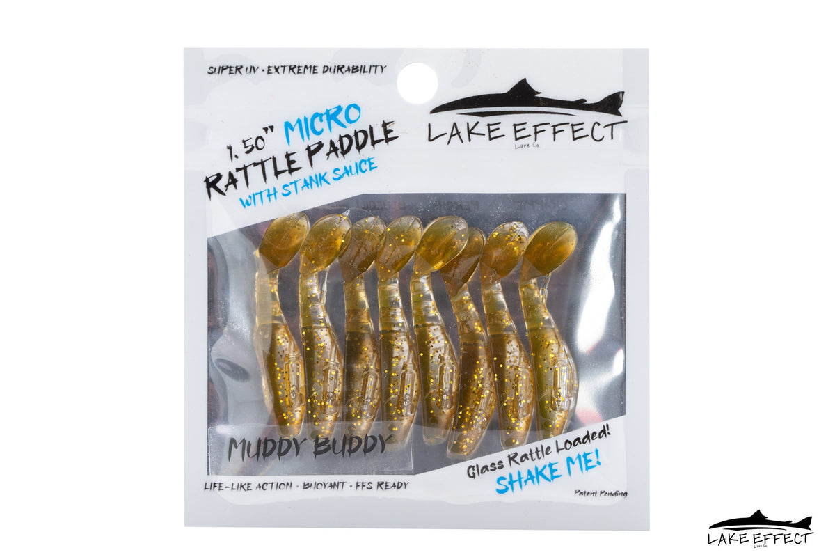 1.5" Micro Rattle Paddle - Muddy Buddy