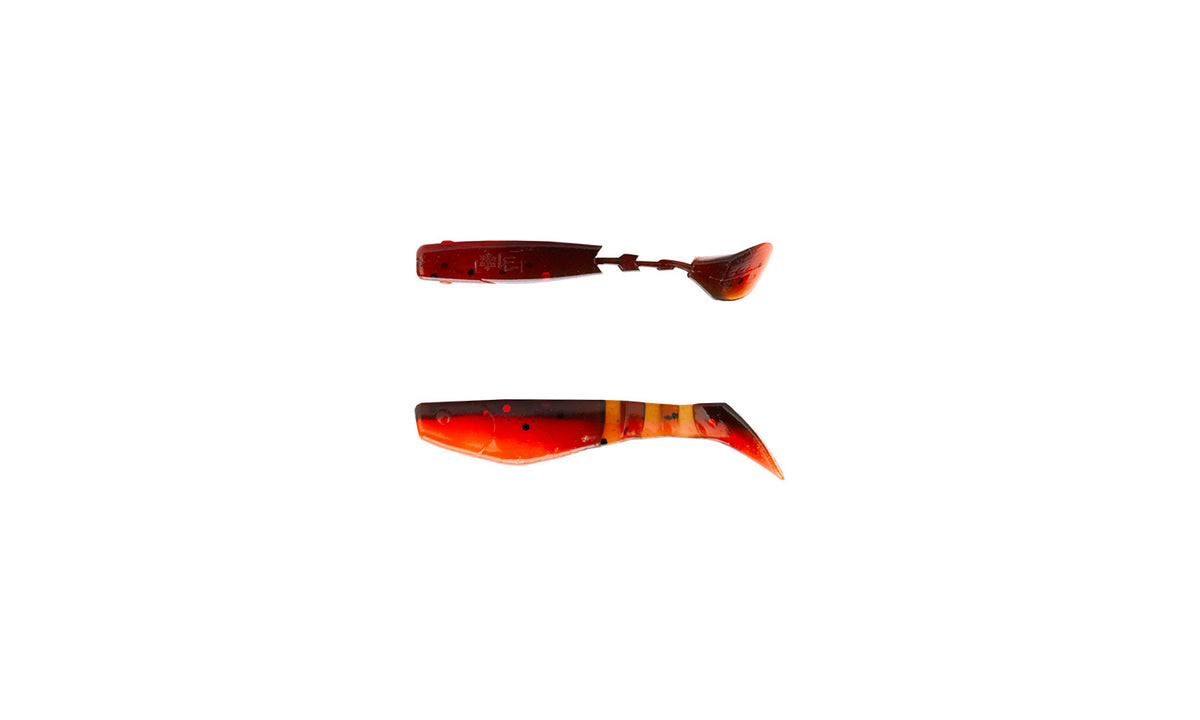 1.5" Micro Rattle Paddle - Fire Newt