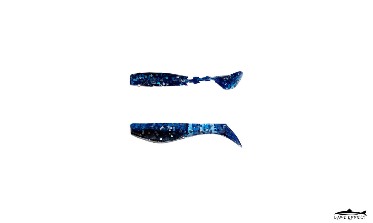 1.5" Micro Rattle Paddle - Black N Bleu