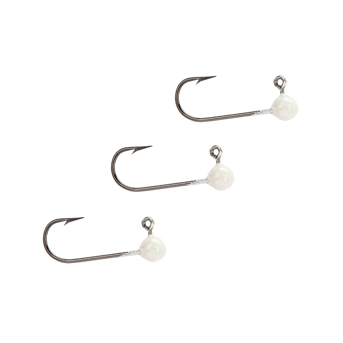 Finesse Round Heads (3 Pack) - White