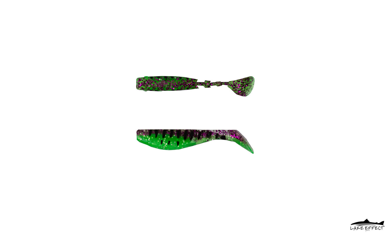 1.5" Micro Rattle Paddle - Poison Dart Log (Limited Edition Painted)