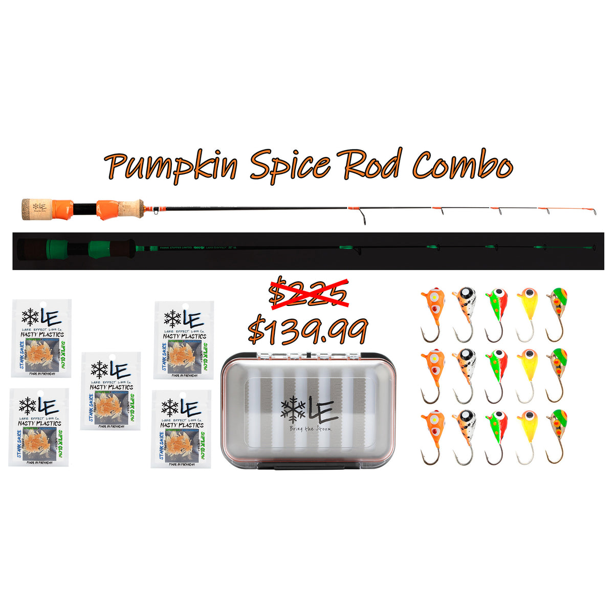 Pumpkin Spice Rod Combo