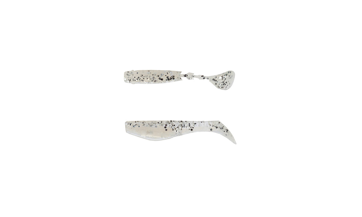 1.5" Micro Rattle Paddle - Silver Streaker