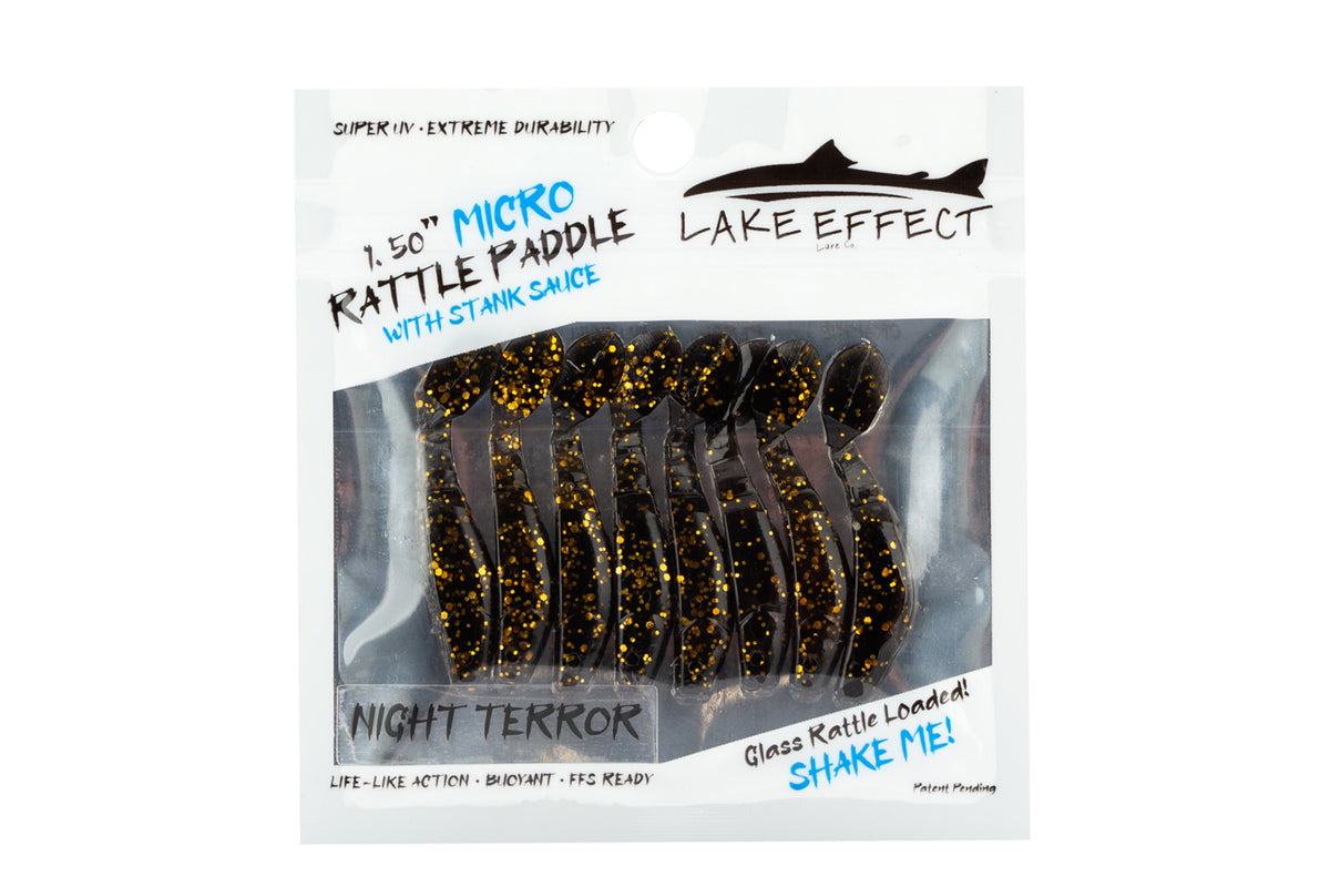 1.5" Micro Rattle Paddle - Night Terror