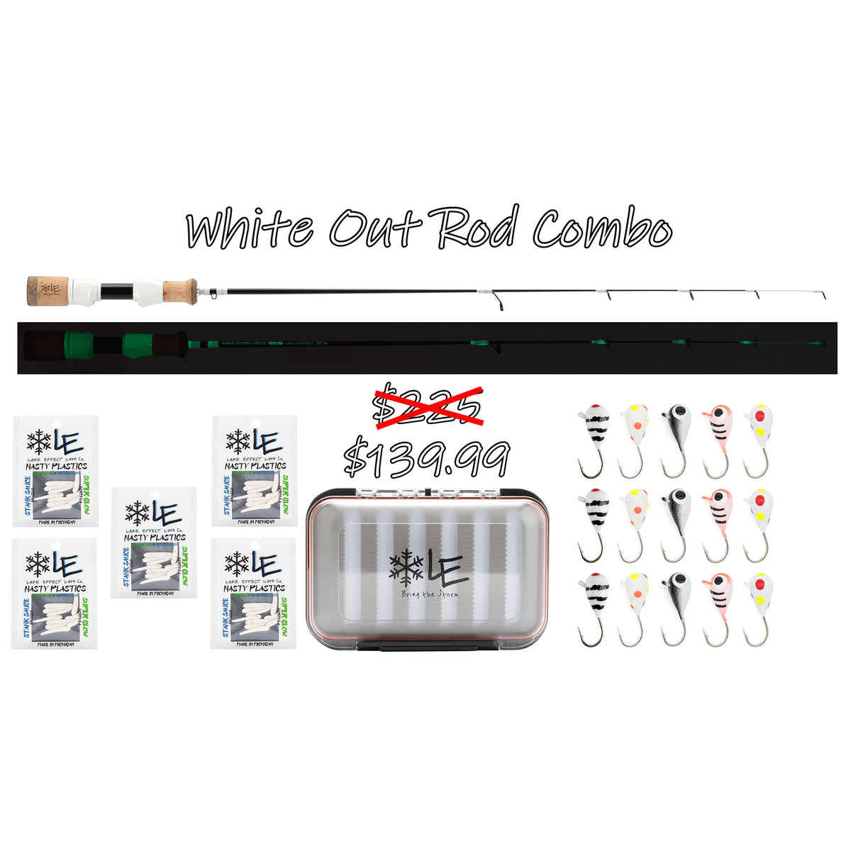 White Out Rod Combo