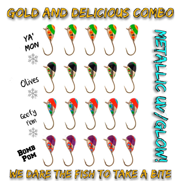 Gold & Delicious Combo – RBM Jigs / Lake Effect Lure Co.