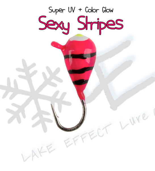 Sexy Stripes UV/Glow Tungsten Jig – RBM Jigs / Lake Effect Lure Co.