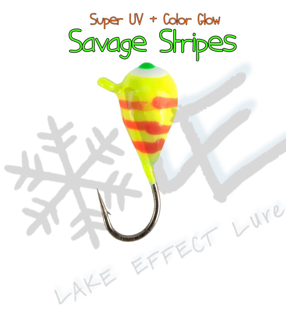 Savage Stripes UV/Glow Tungsten Jig