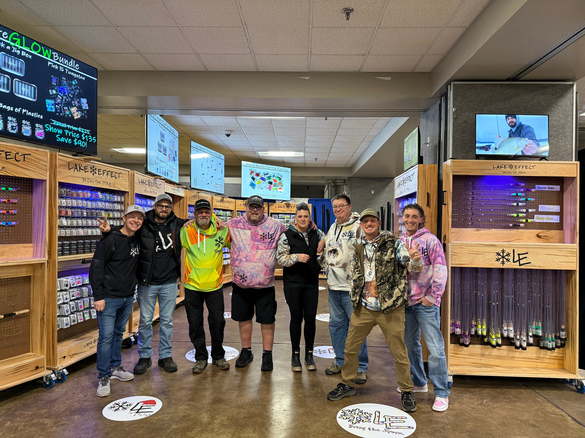 The family at the pour bench