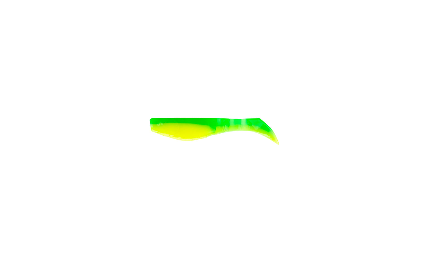 1.5" Micro Rattle Paddle - Lemon Slime