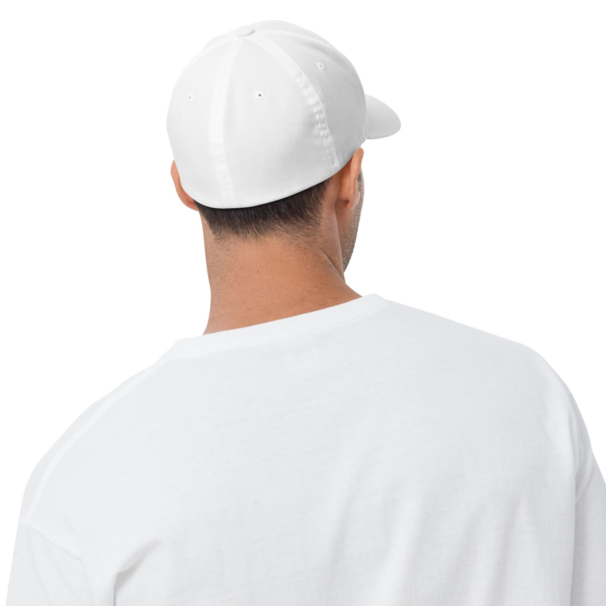 LE White Fitted Cap