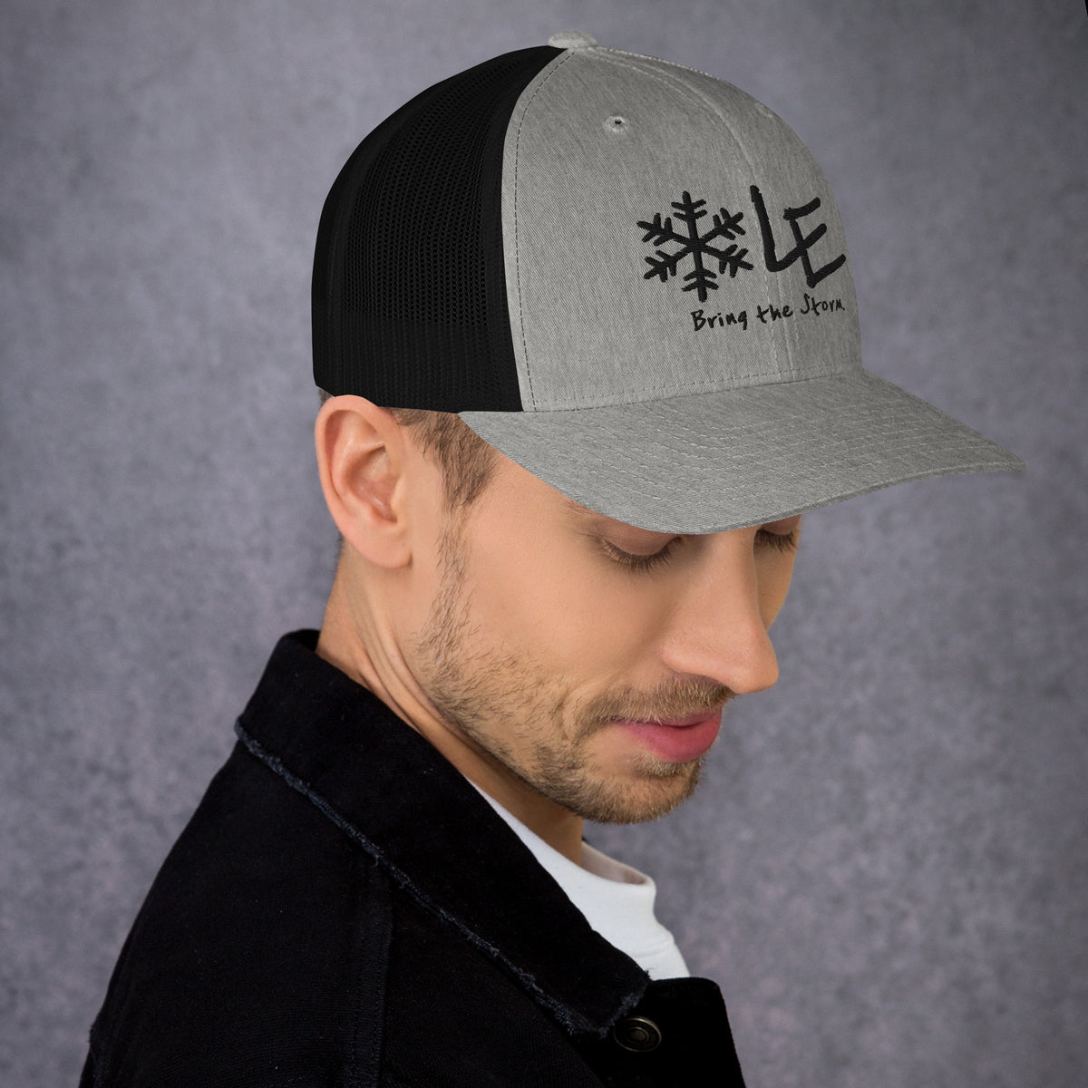 LE Dark Logo Classic Trucker Cap