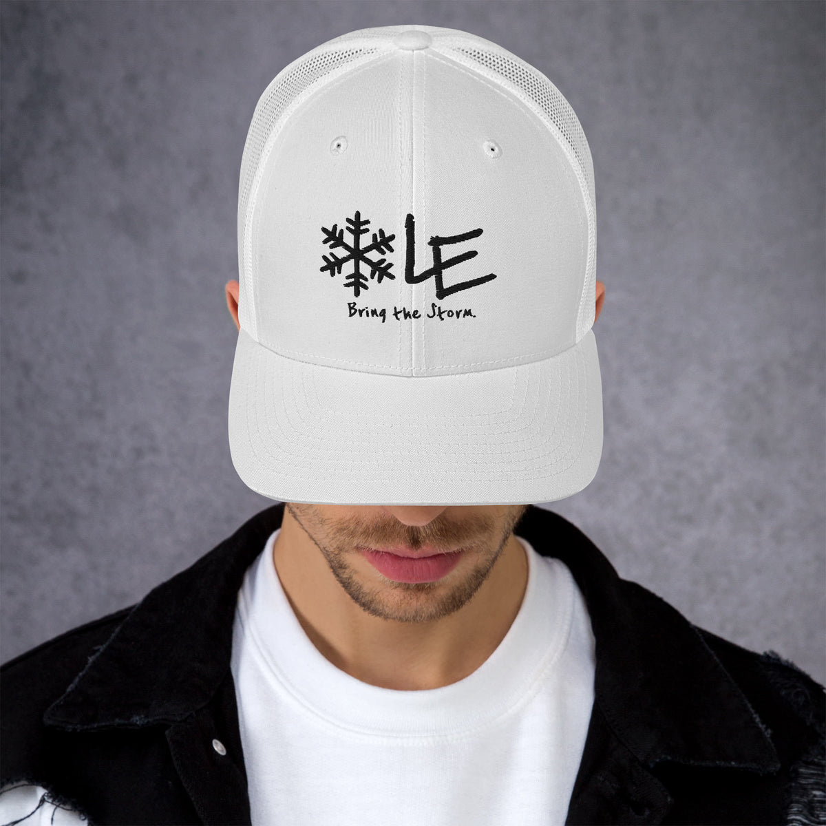 LE Dark Logo Classic Trucker Cap