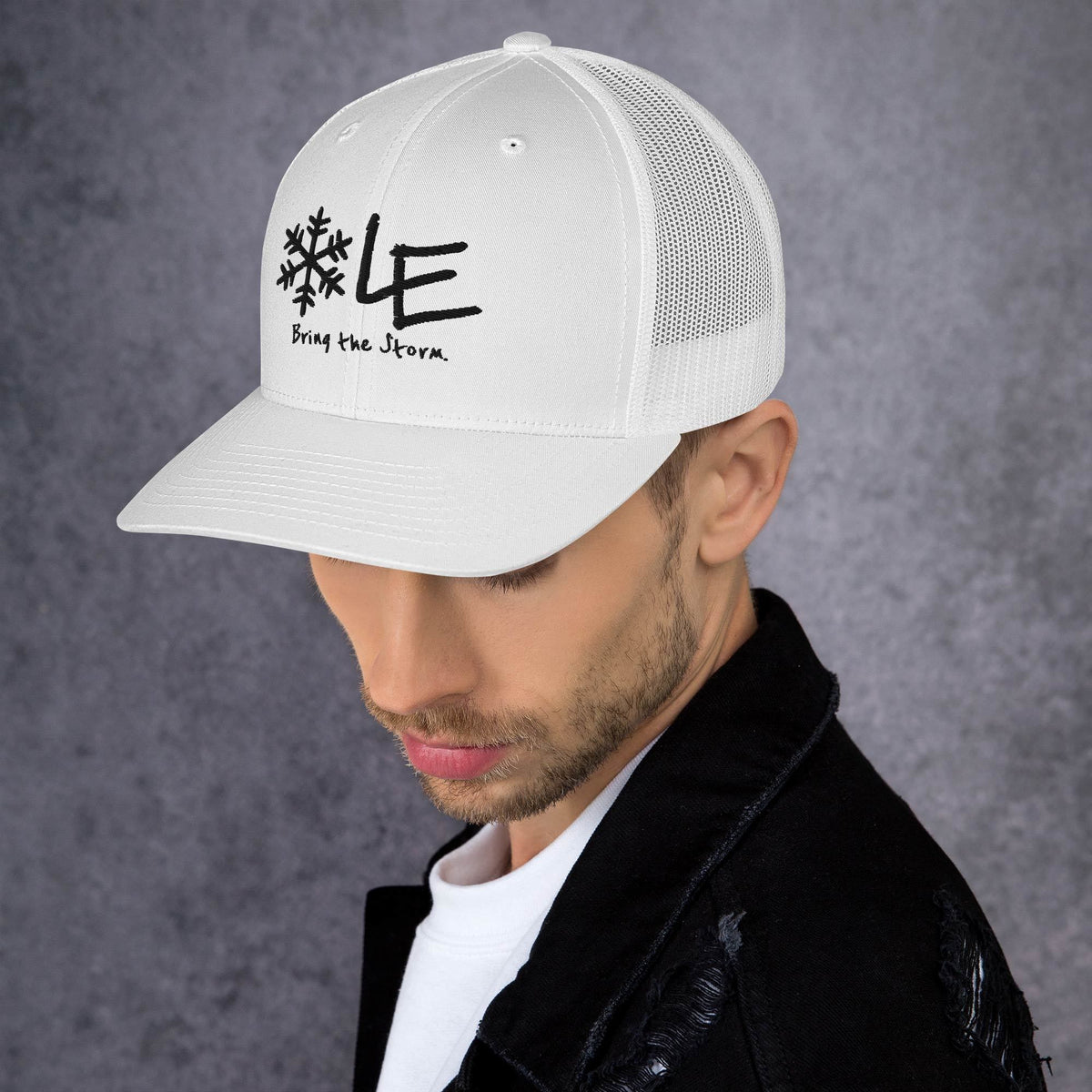 LE Dark Logo Classic Trucker Cap