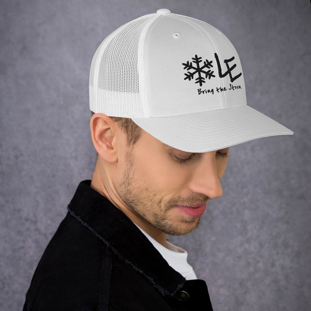 LE Dark Logo Classic Trucker Cap