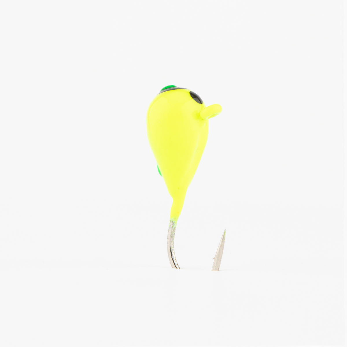 Yellow Hornet Tungsten Ice Jig UV + GLOW!