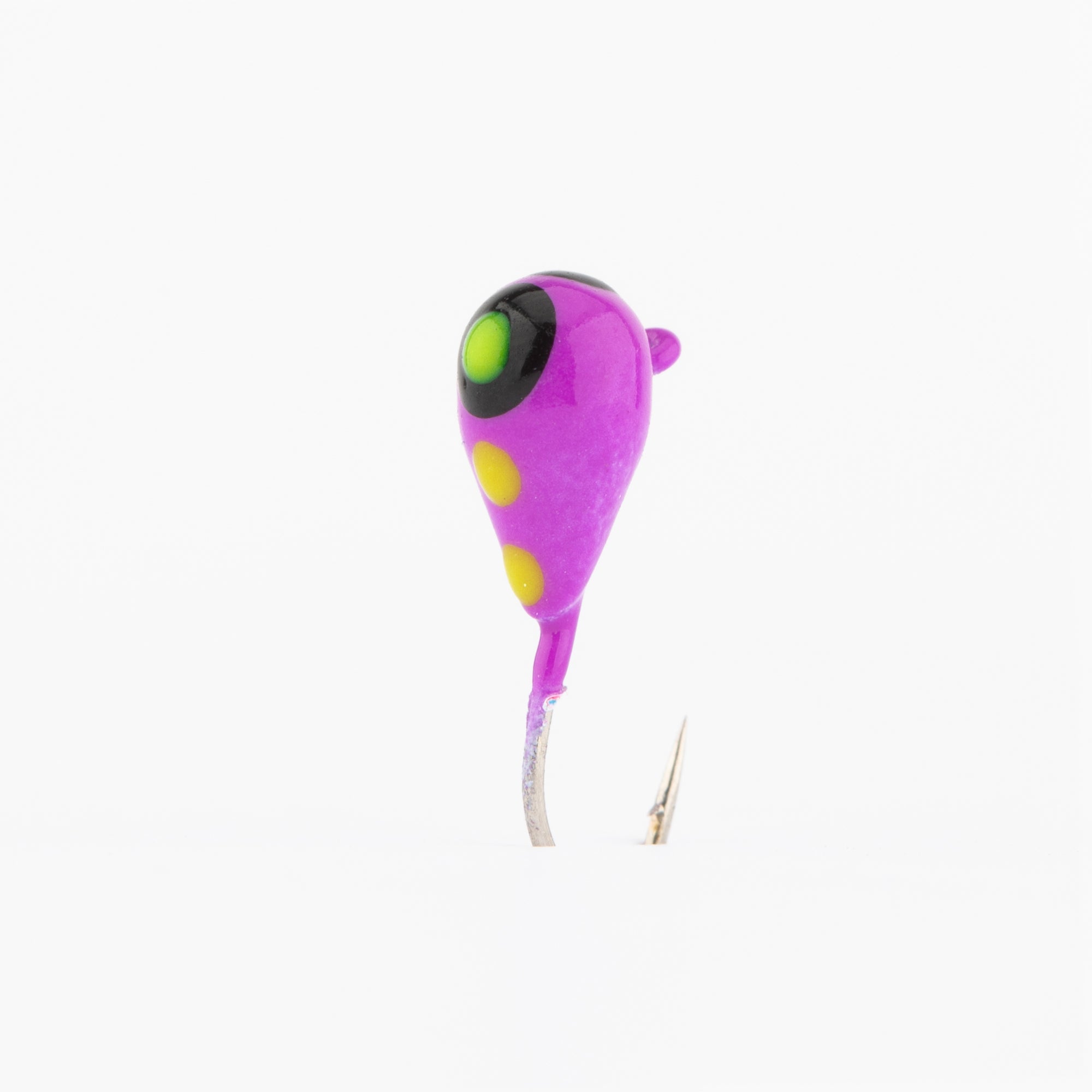 Purple Hornet Tungsten Ice Jig UV + GLOW!