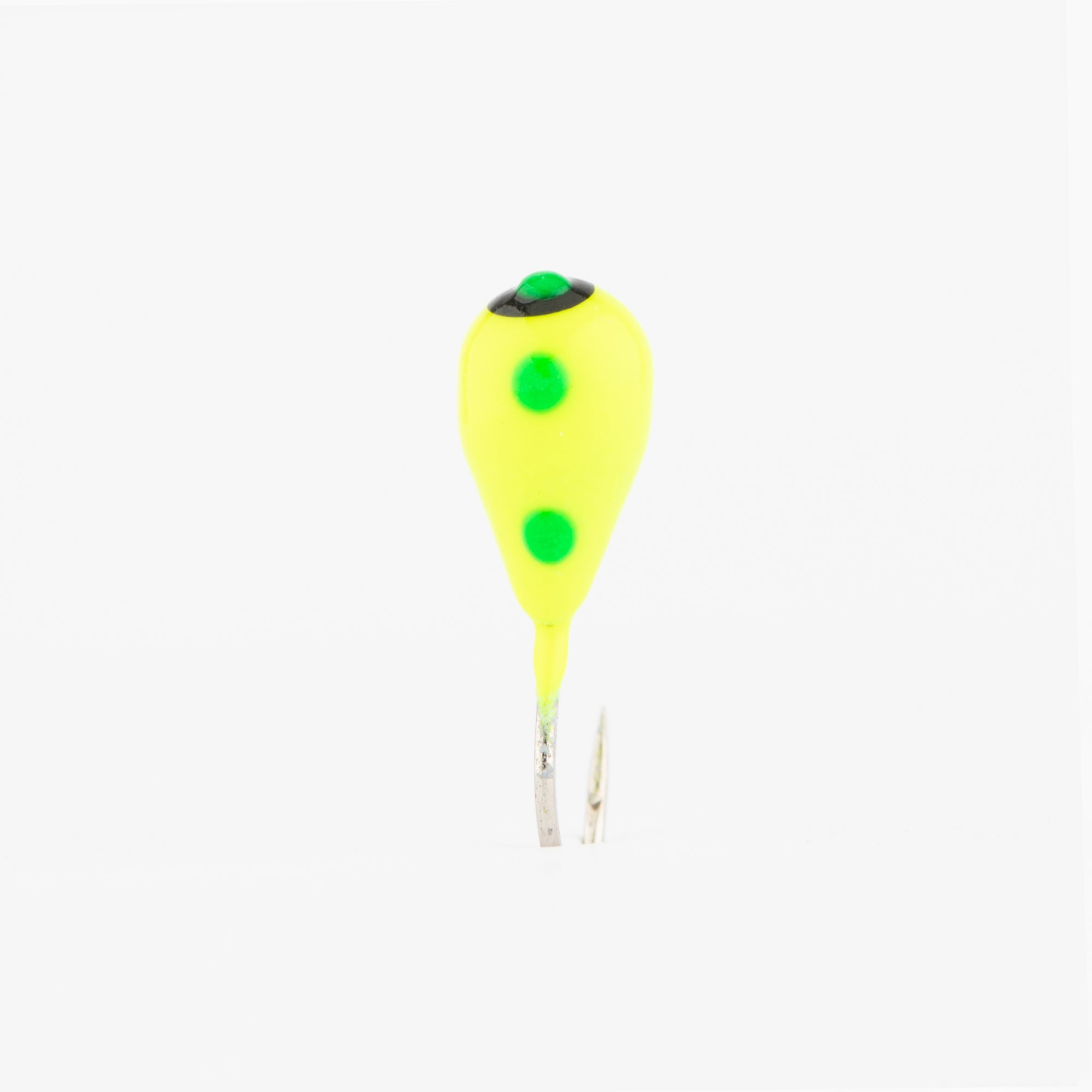 Yellow Hornet Tungsten Ice Jig UV + GLOW!