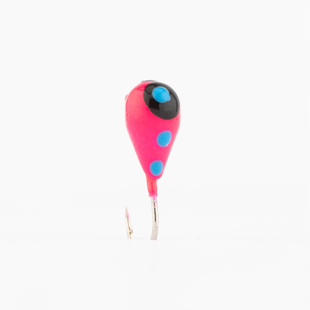 Pink Hornet Tungsten Ice Jig UV + GLOW!