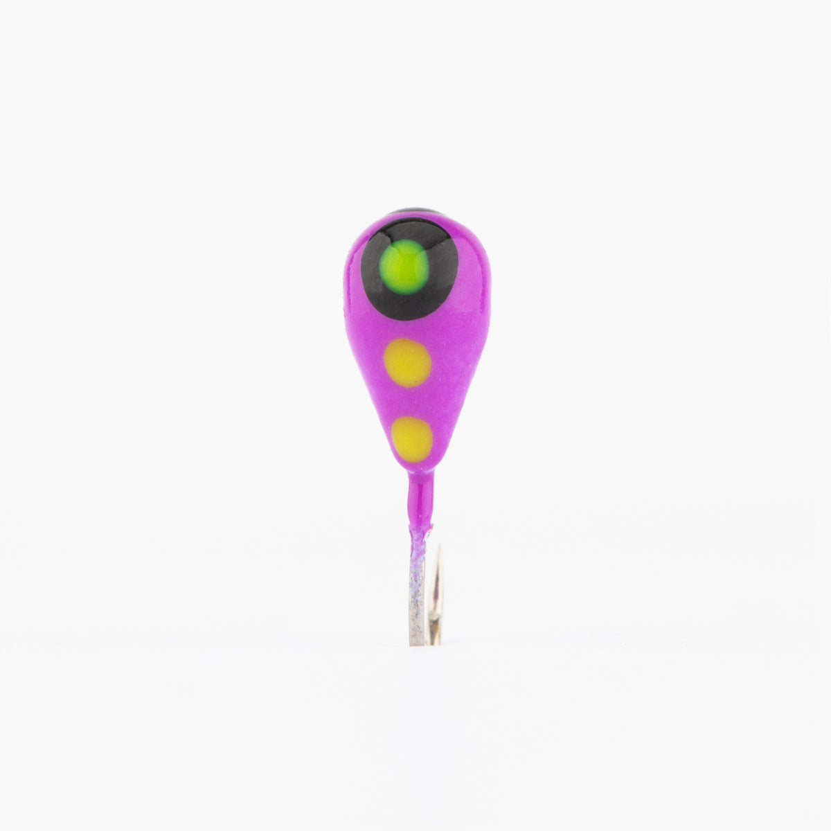 Purple Hornet Tungsten Ice Jig UV + GLOW!