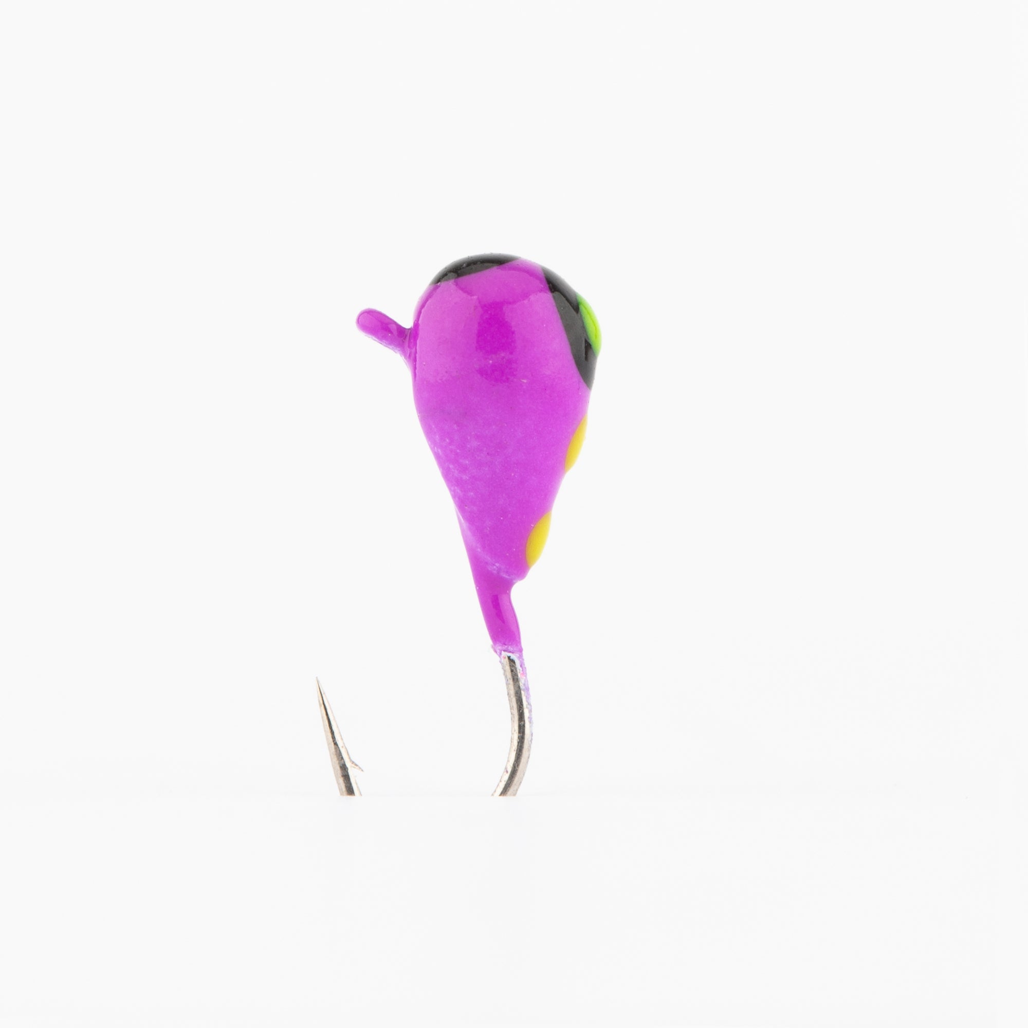 Purple Hornet Tungsten Ice Jig UV + GLOW!