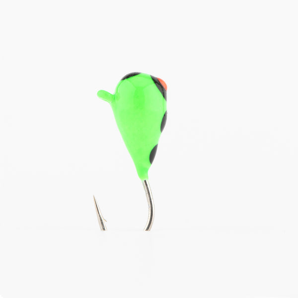 Green Hornet Tungsten Ice Jig UV + GLOW!