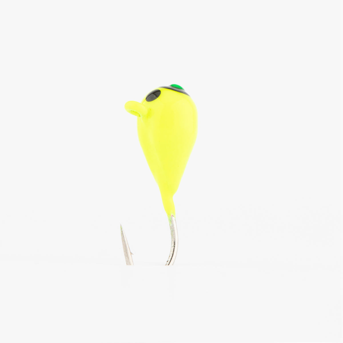 Yellow Hornet Tungsten Ice Jig UV + GLOW!