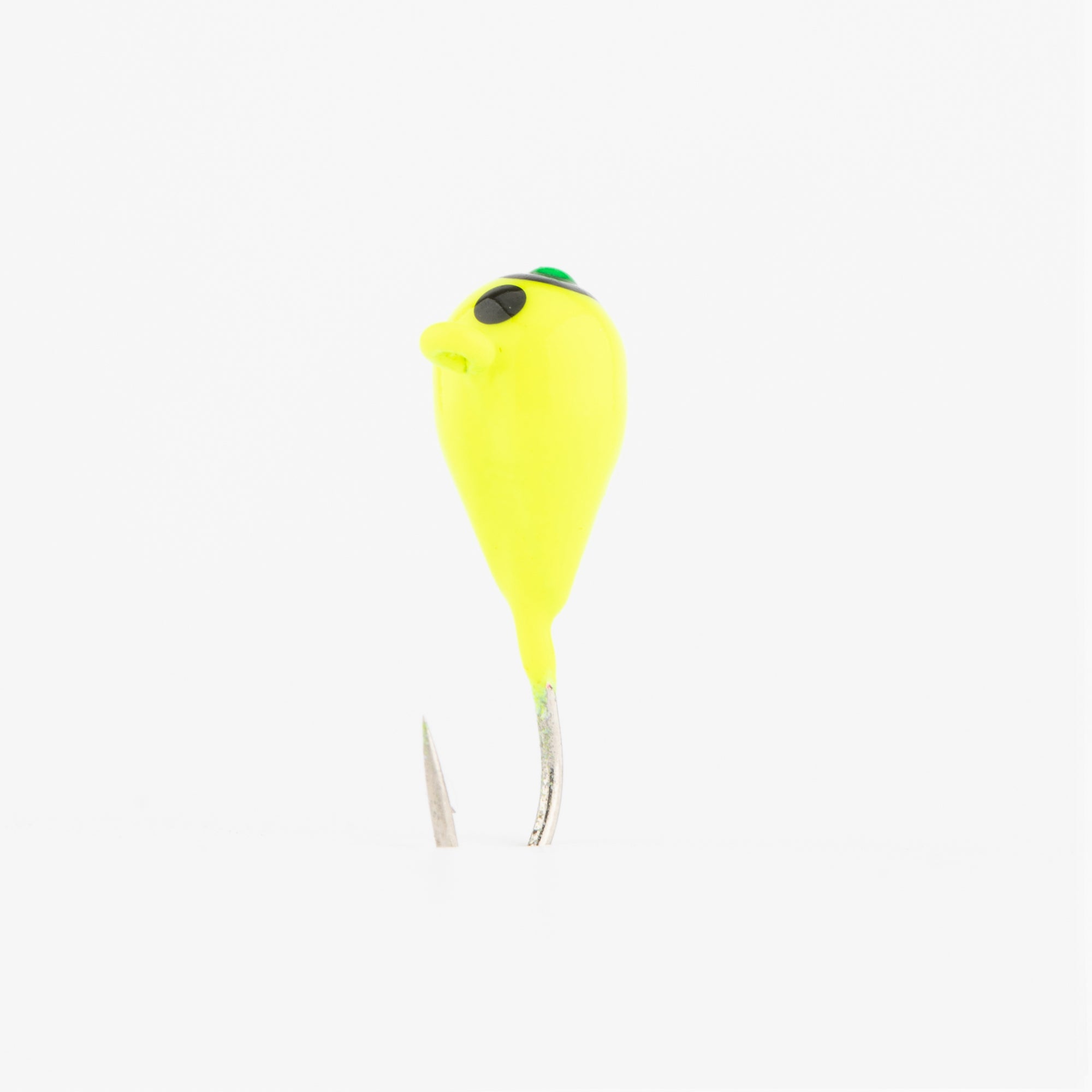 Yellow Hornet Tungsten Ice Jig UV + GLOW!