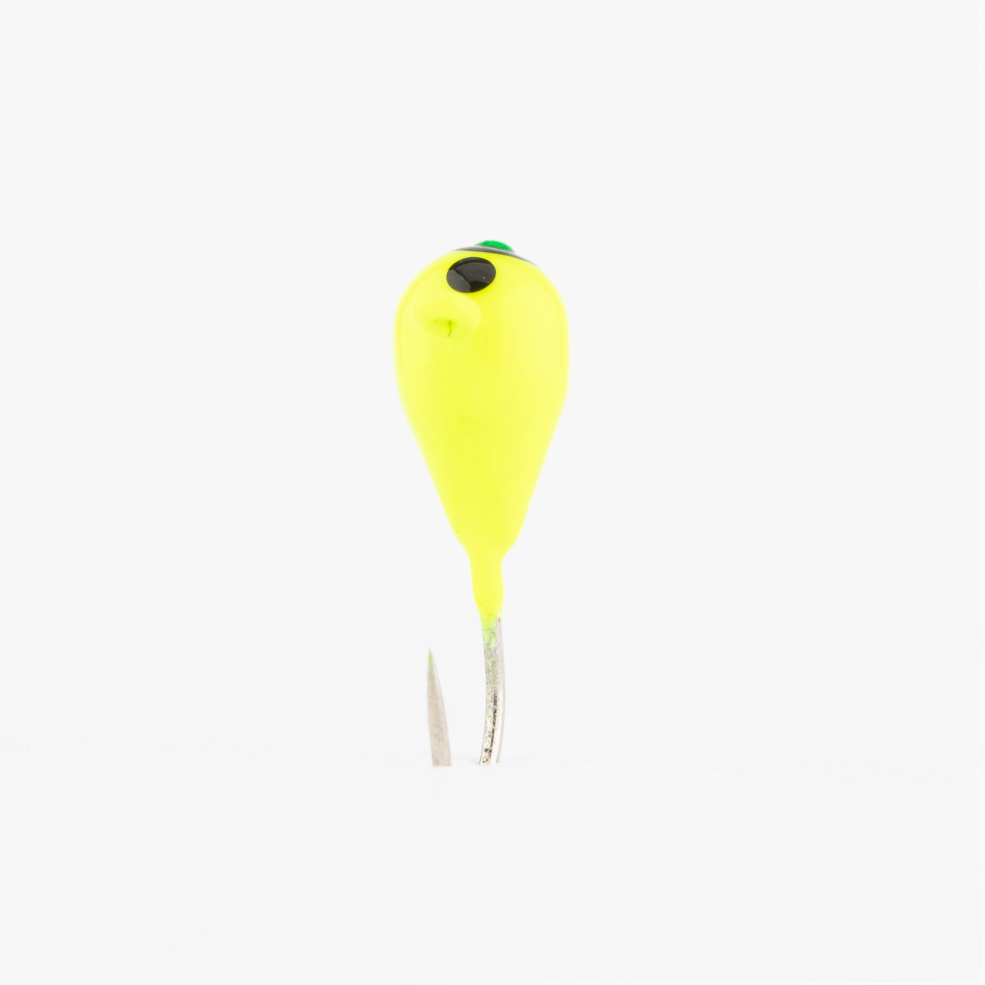 Yellow Hornet Tungsten Ice Jig UV + GLOW!