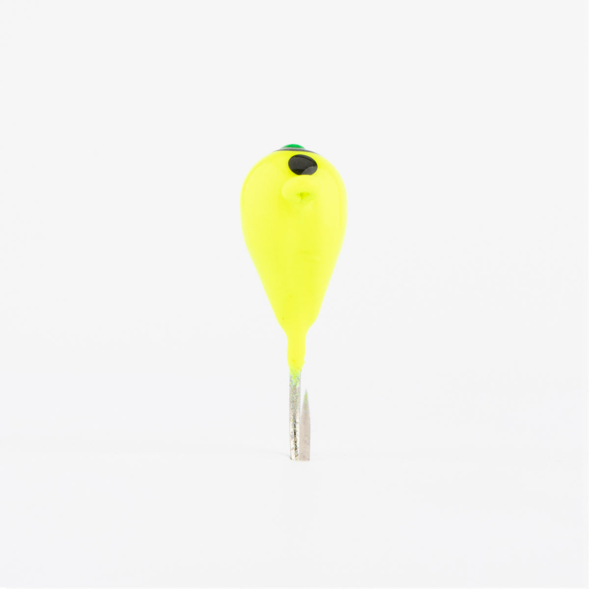 Yellow Hornet Tungsten Ice Jig UV + GLOW!