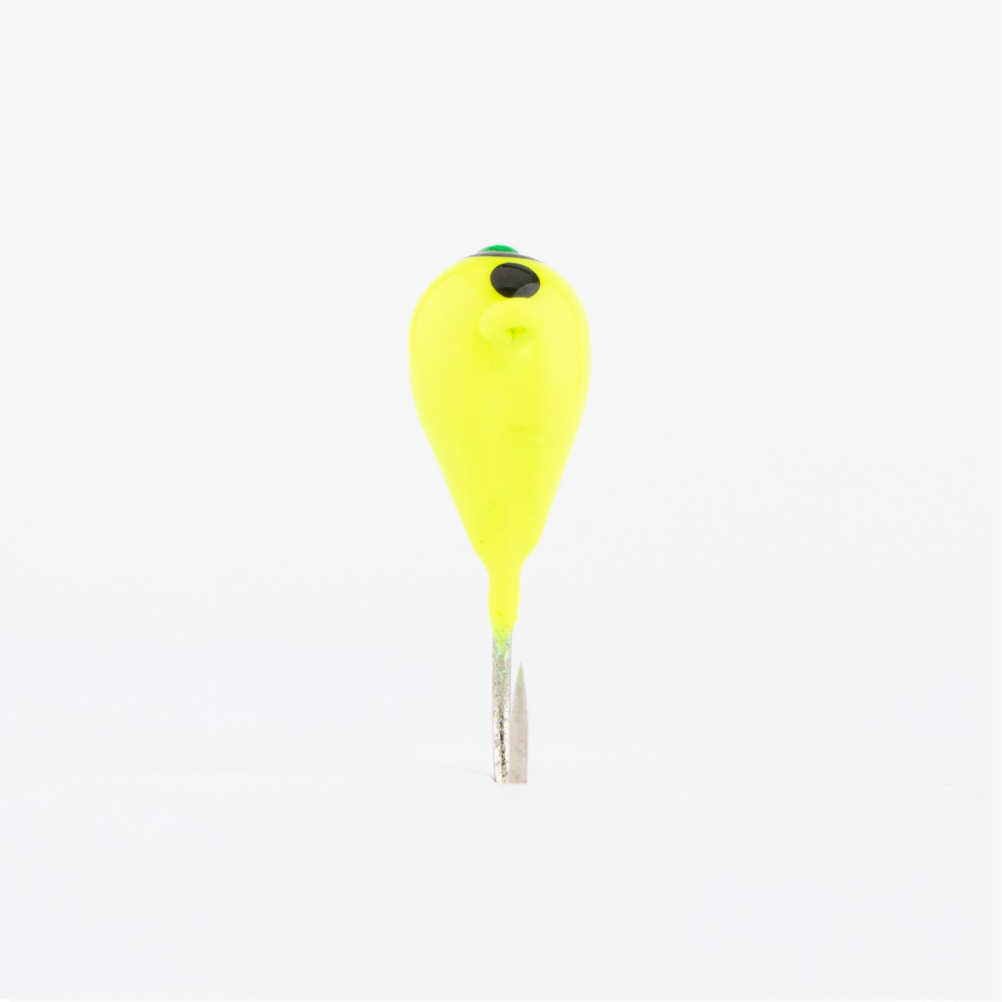 Yellow Hornet Tungsten Ice Jig UV + GLOW!