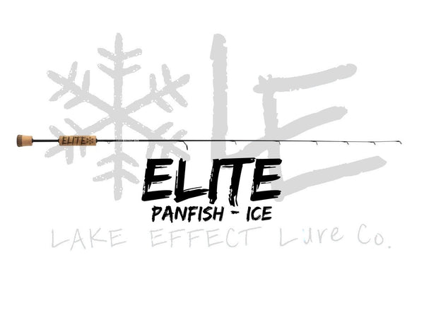 Lake Effect Lure Co Pannie Stopper Ice Fishing Rod W/Tube Case 28
