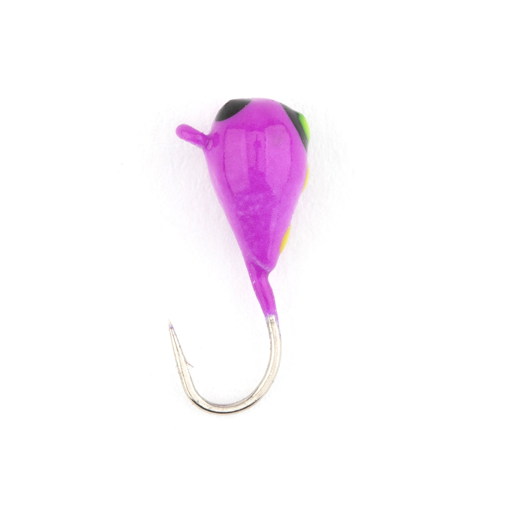 Purple Hornet Tungsten Ice Jig UV + GLOW! – RBM Jigs / Lake Effect Lure Co.