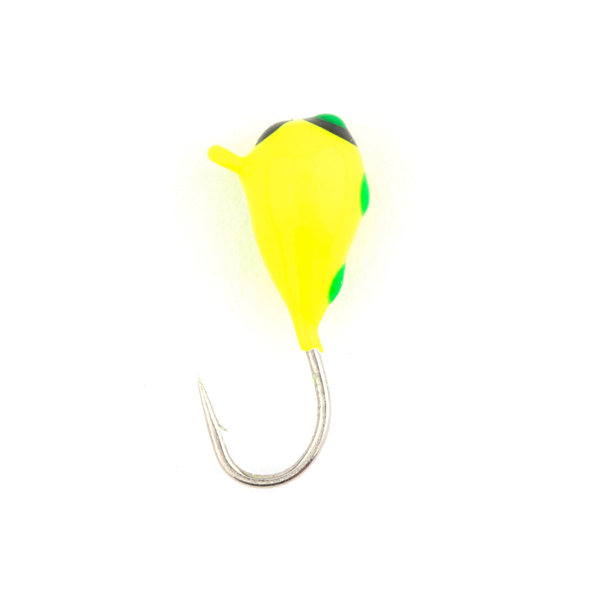 Yellow Hornet Tungsten Ice Jig UV + GLOW!