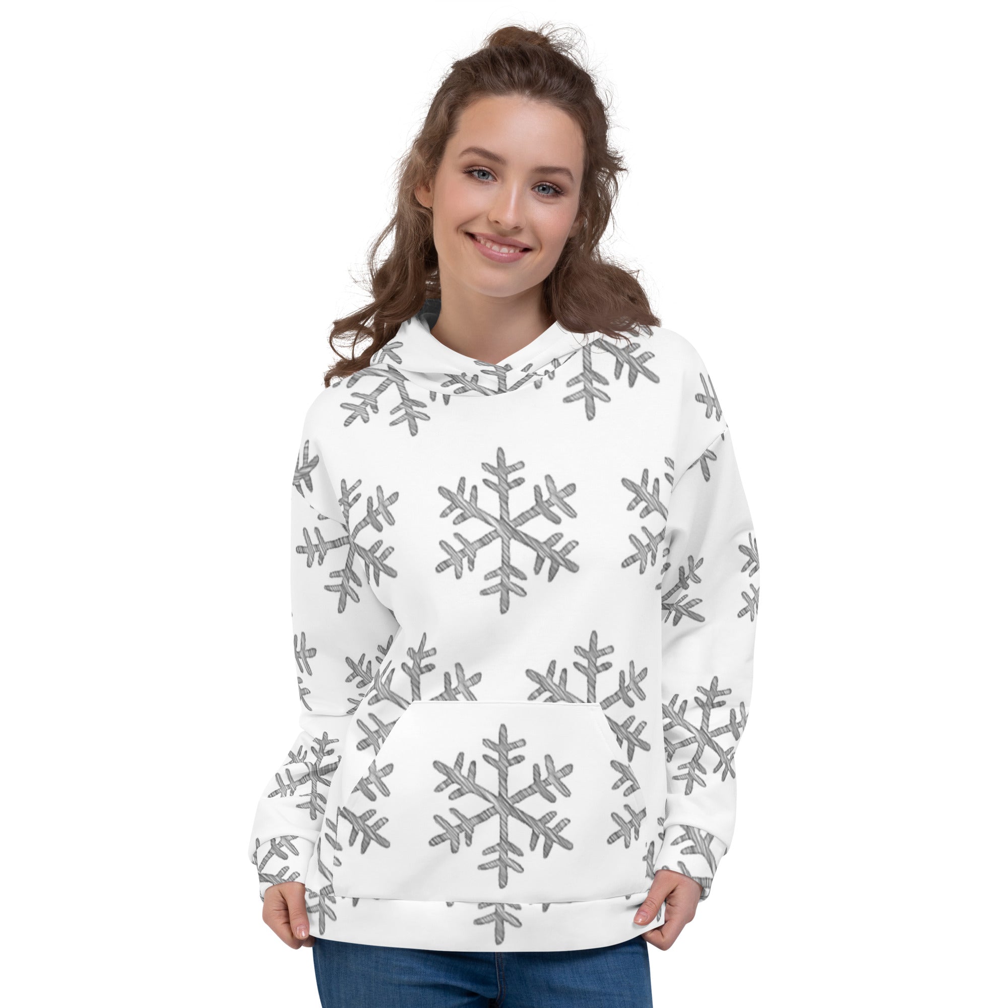 Unisex SNOWFLAKE All-Over Hoodie