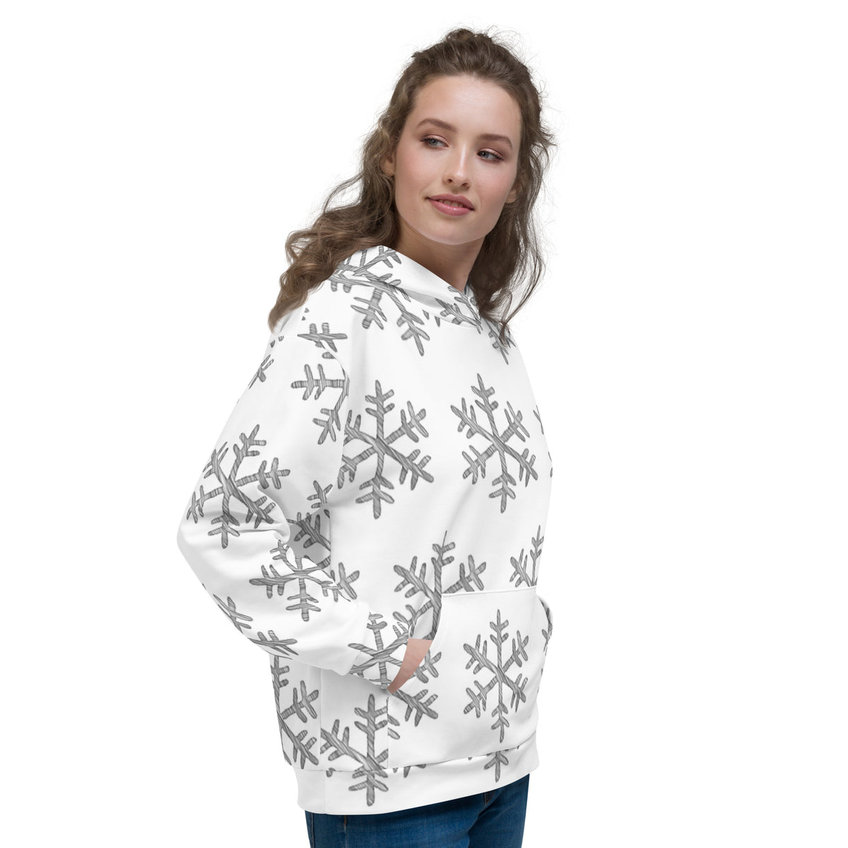 Unisex SNOWFLAKE All-Over Hoodie