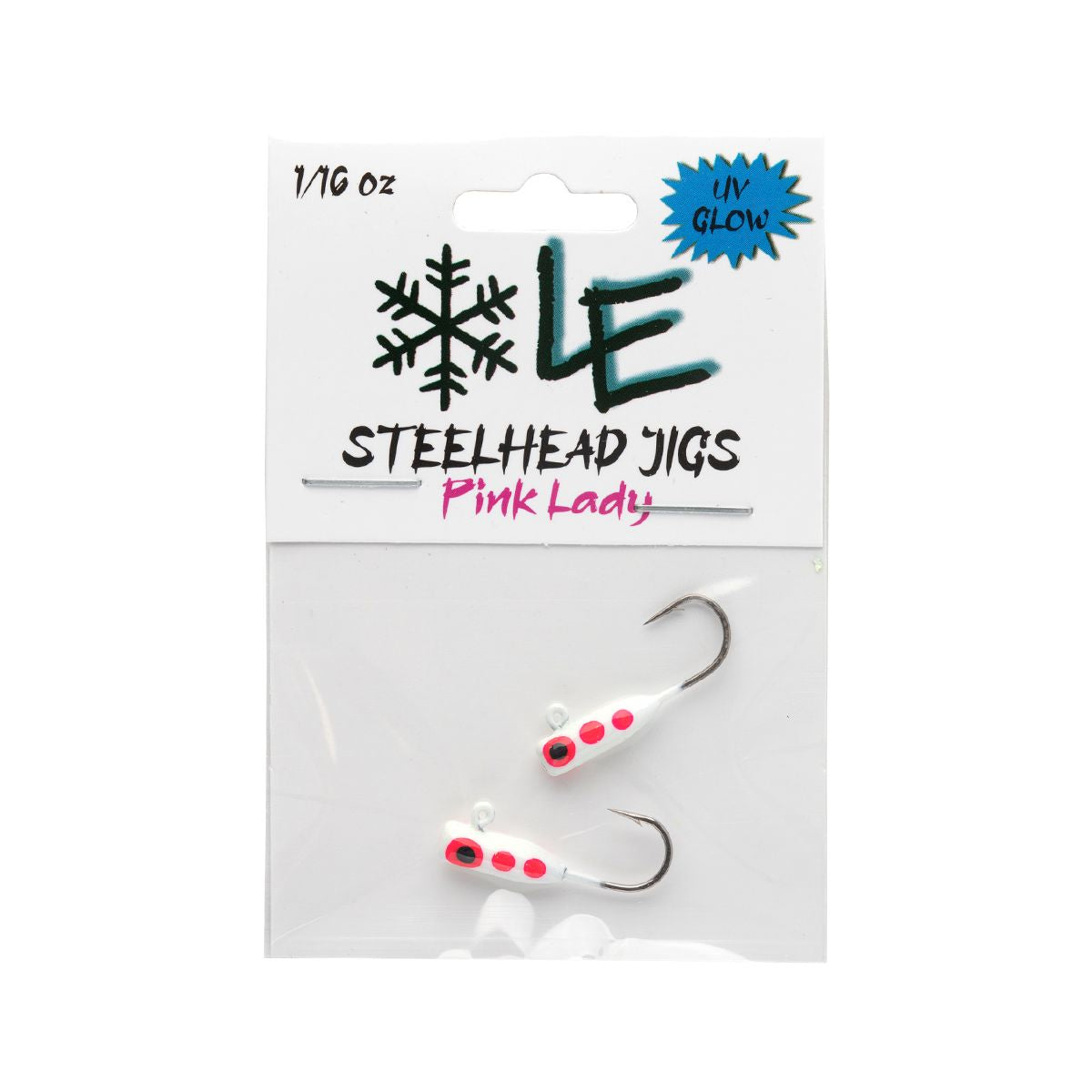 UV/Glow Pink Lady - Steelhead Jig 2 Pack!