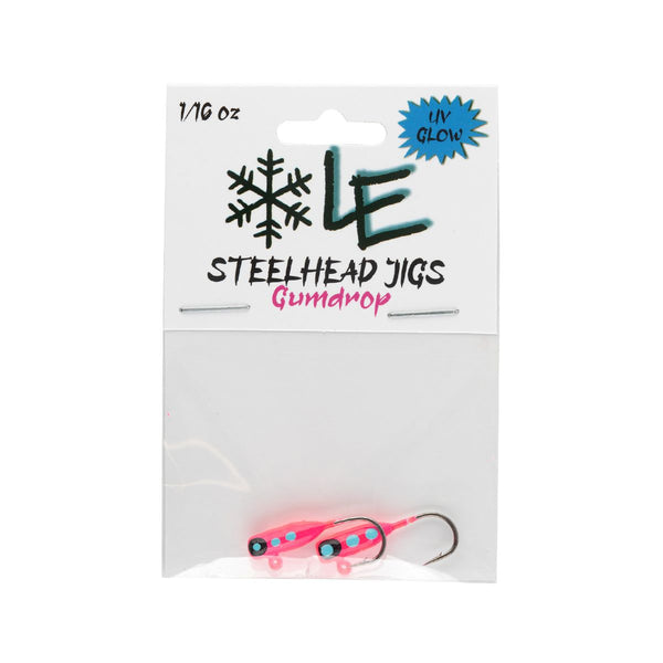 UV/Glow Gumdrop - Steelhead Jig 2 Pack!