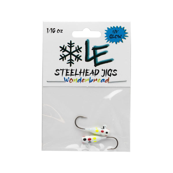 UV/Glow Wonderbread - Steelhead Jig 2 Pack!