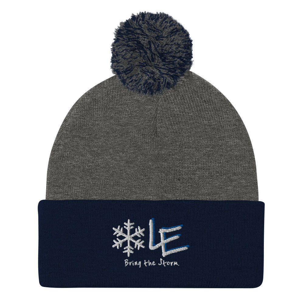 Lake Effect Pom-Pom Beanie