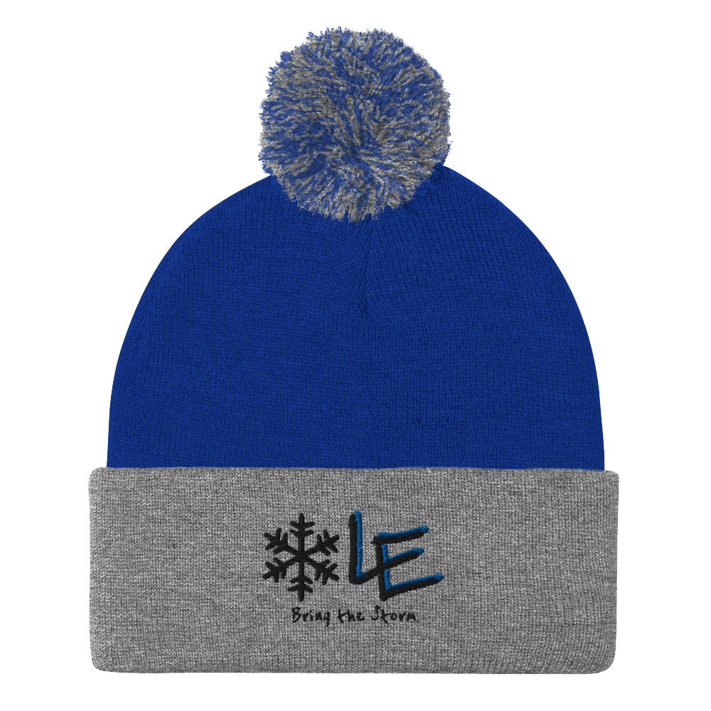 Lake Effect Pom-Pom Beanie